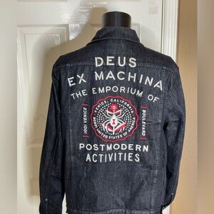 Deus Ex Machina Ronald denim jacket in black Denim 3xl​​